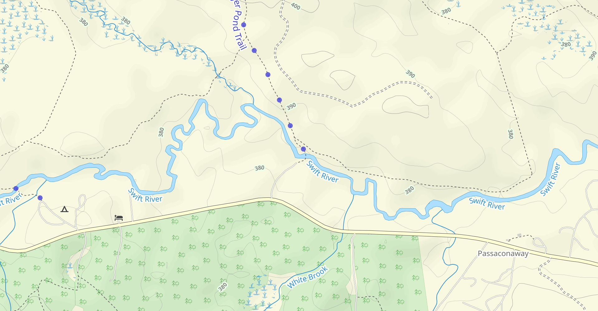 Sawyer Pond Trail from Highway 112