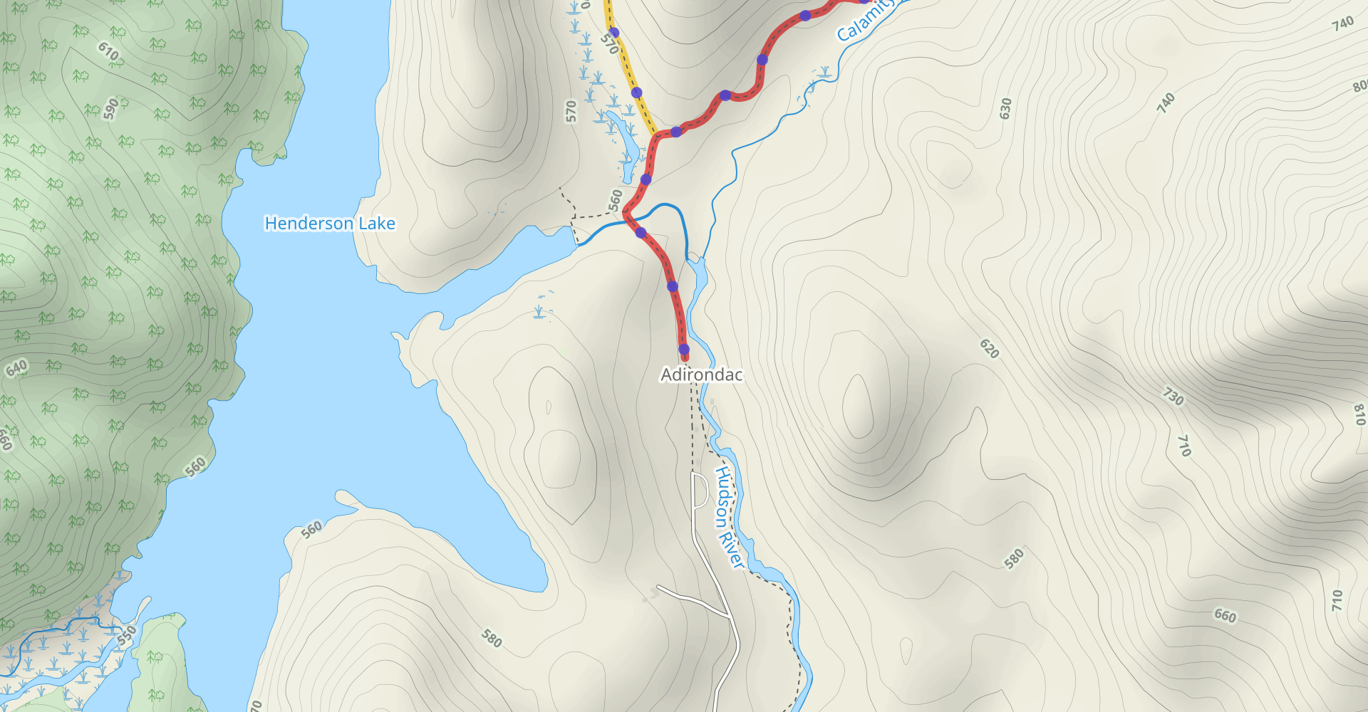 Algonquin Trail to Algonquin Peak