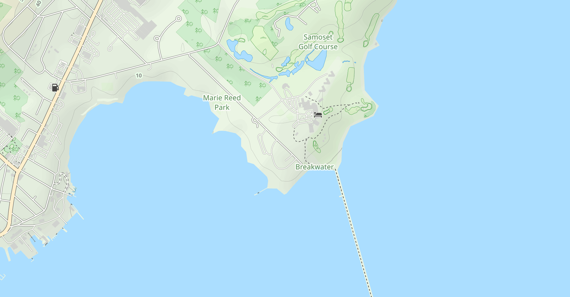 Rockland Breakwater Trail