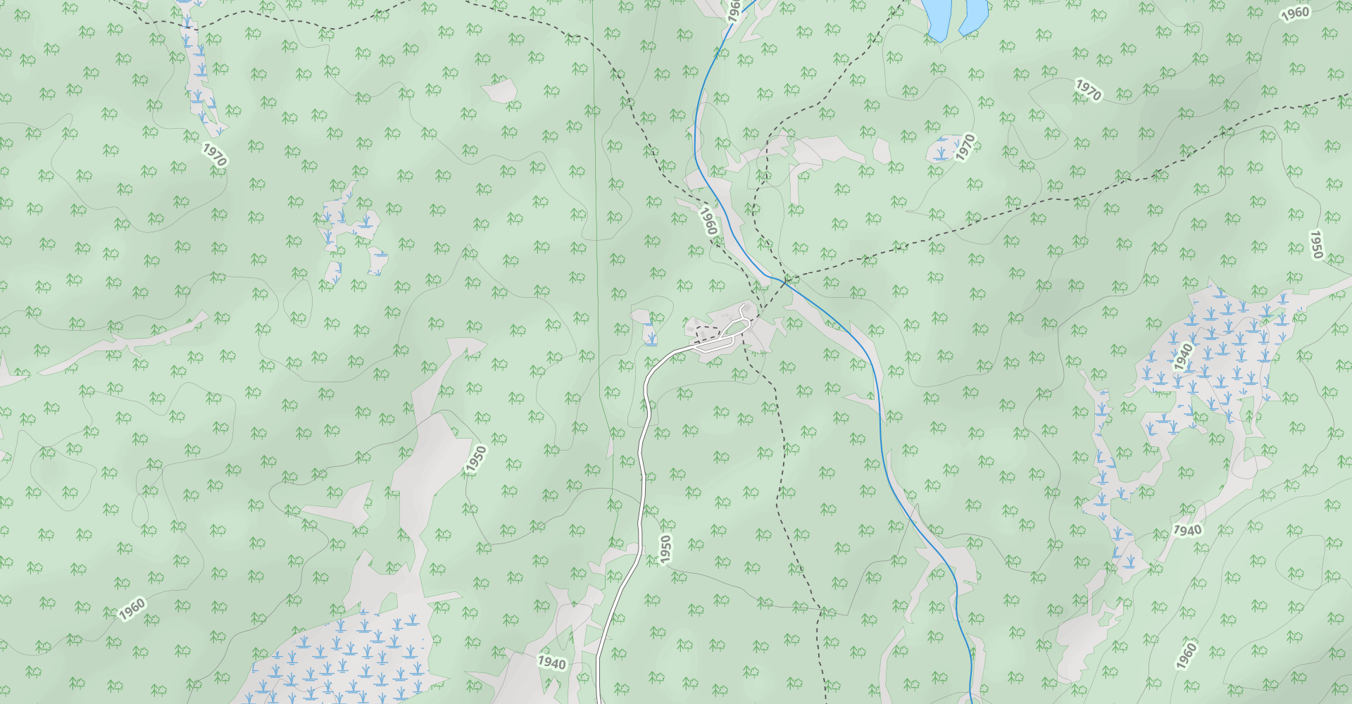 Boundary Creek to Buffalo Lake Trail