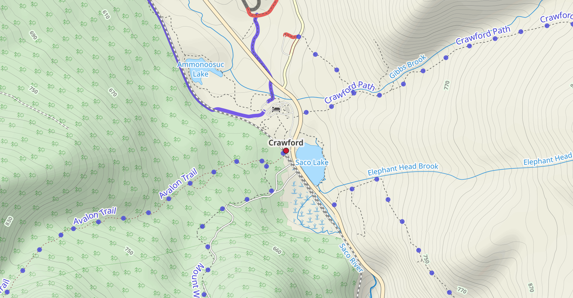 Mount Pierce and Mizpah Hut Loop