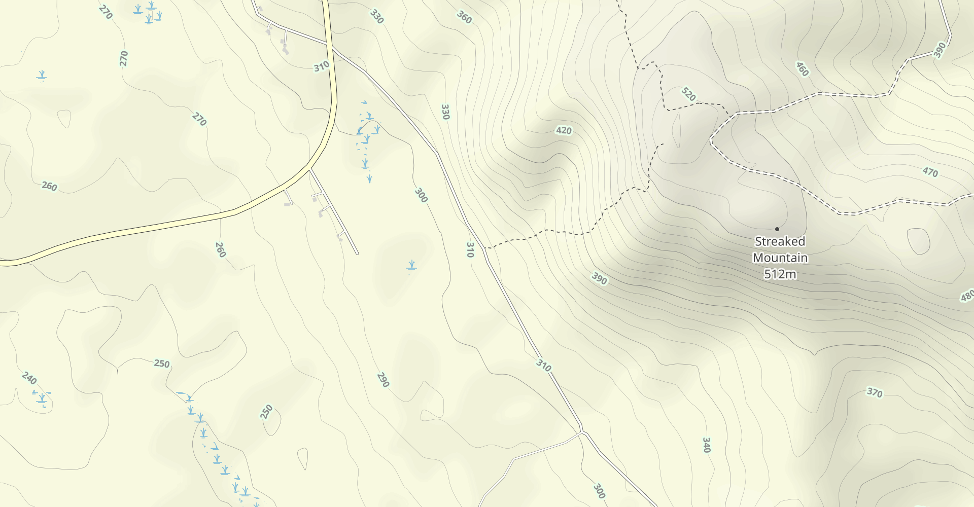 Streaked Mountain Trail