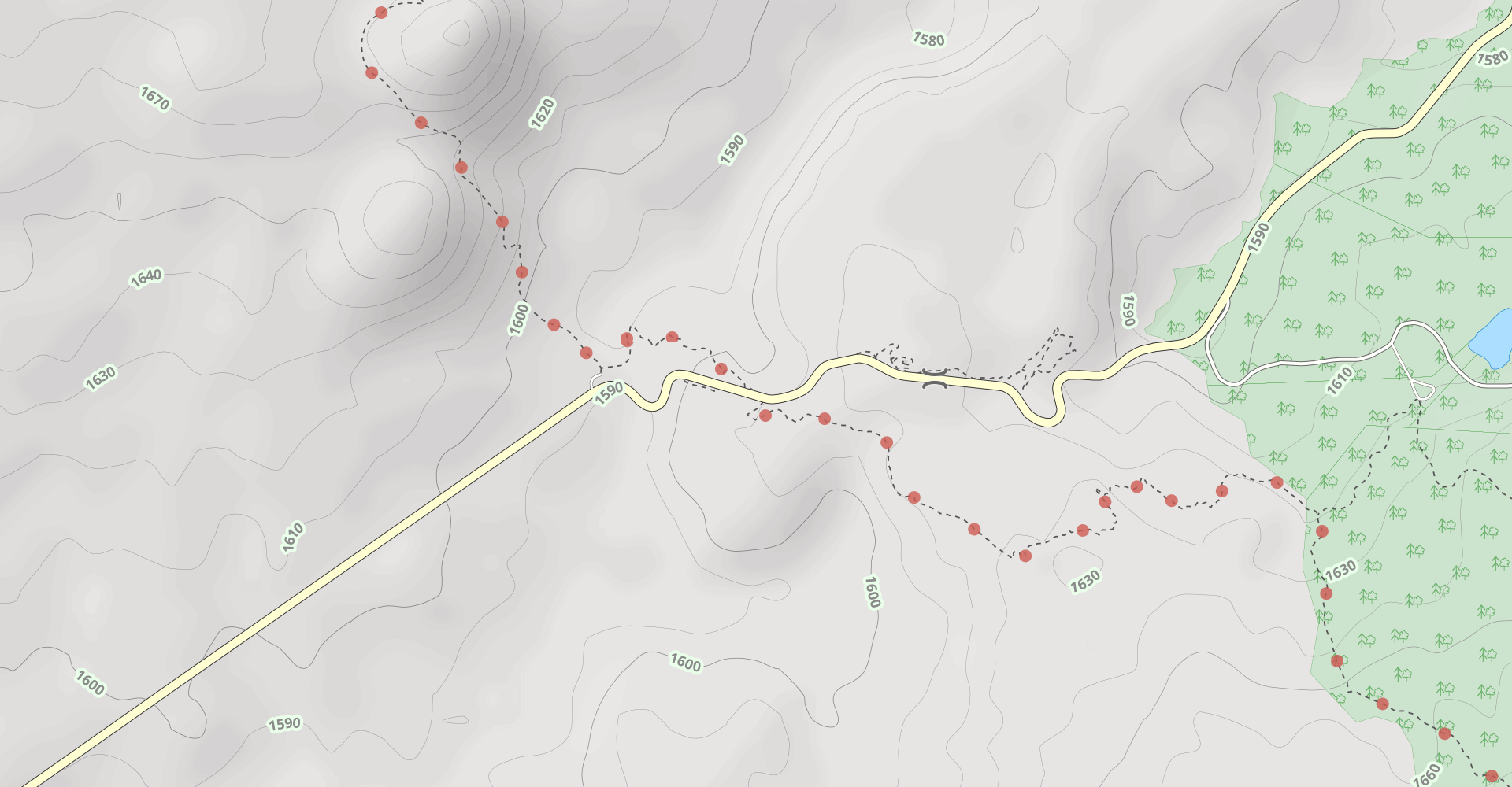 Little Belknap Crater via PCT