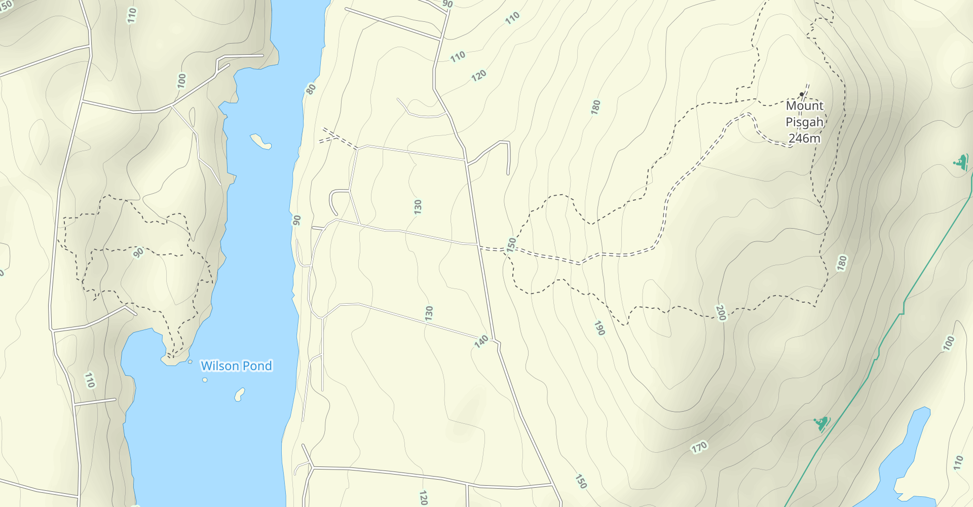 Mount Pisgah Tower and Ledges Trail
