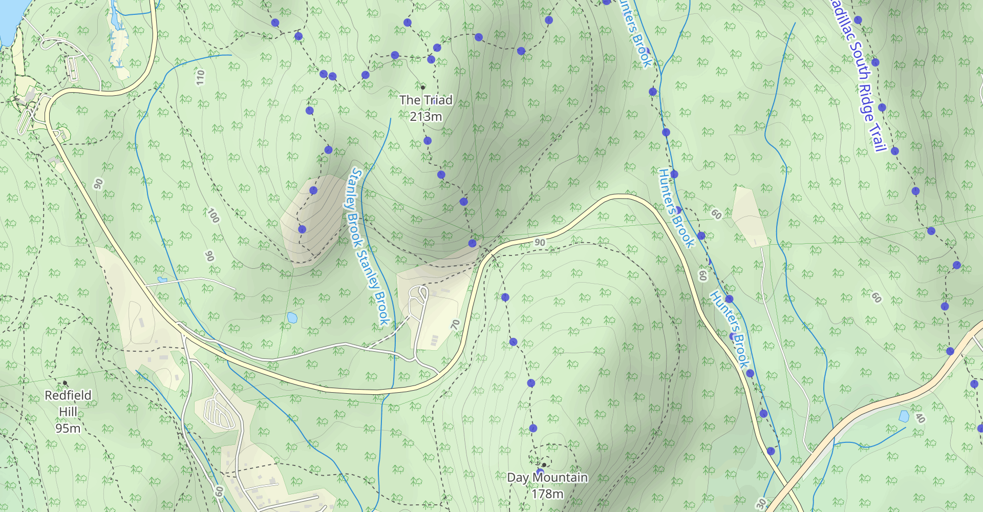 Triad and Pemetic East Cliff Trails
