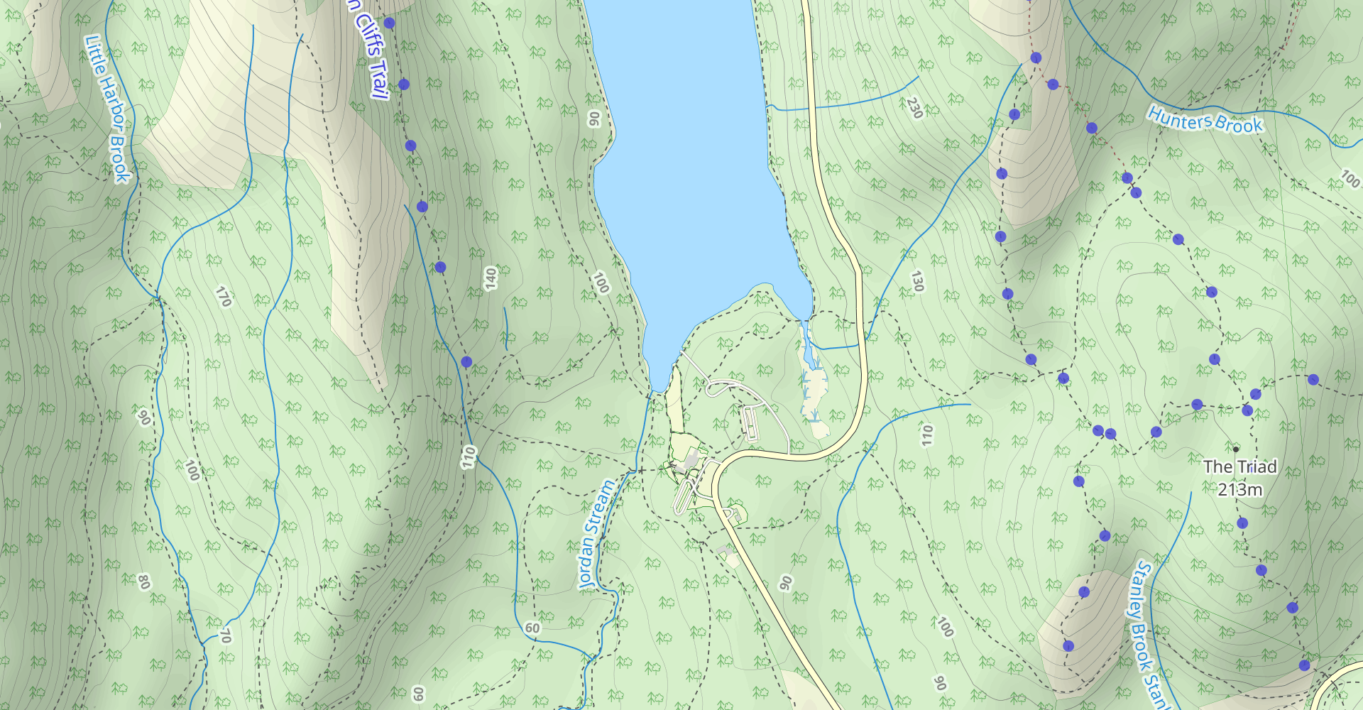 Jordan Pond, Sargent Mountain, and Penobscot Mountain Loop Trail