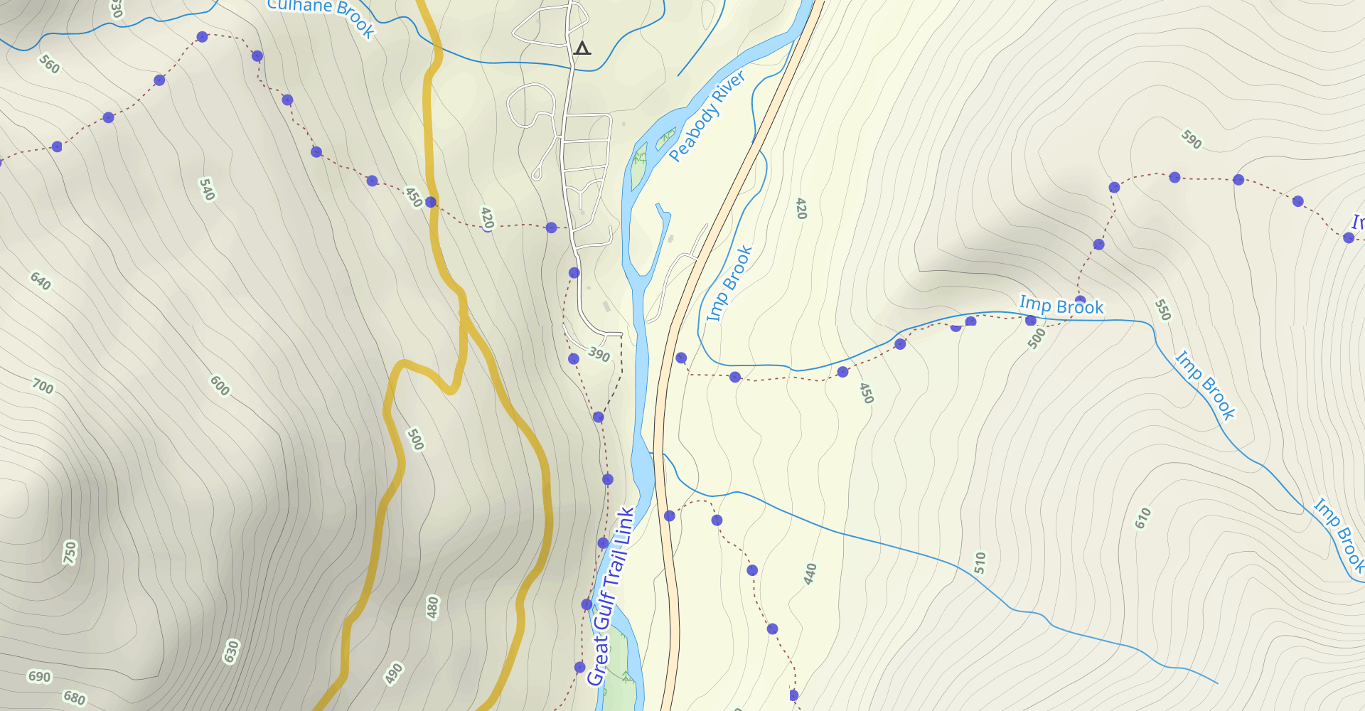 Carter Mountains to Wildcat Mountain