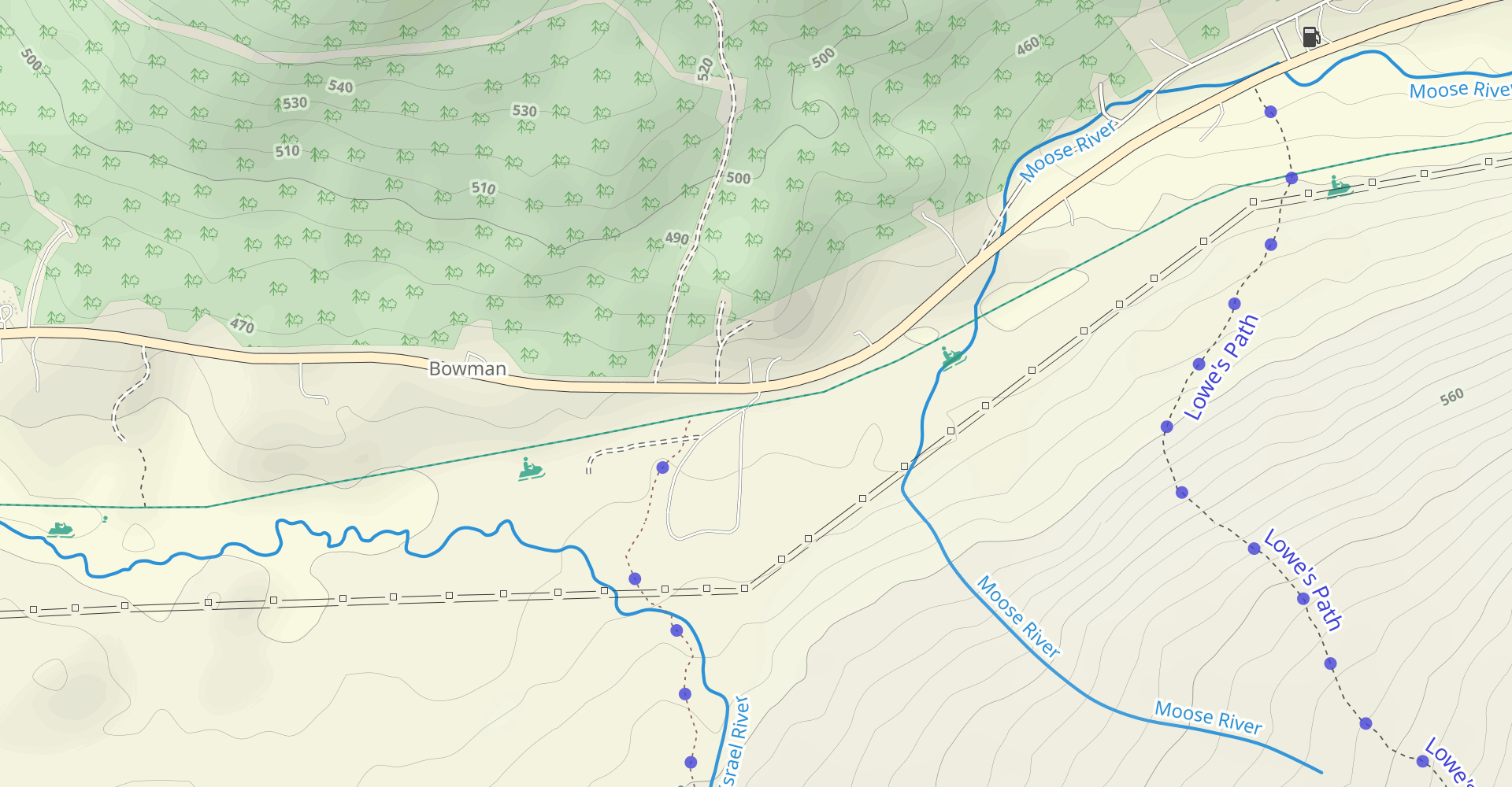 Castle Trail, Castle Ravine Trail, and Israel Ridge Path Loop