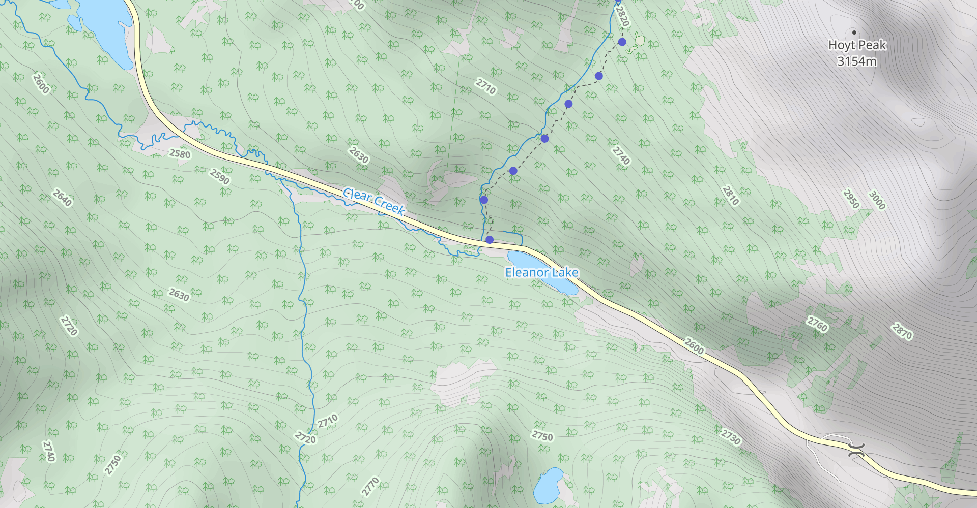 Eleanor Lake Trail