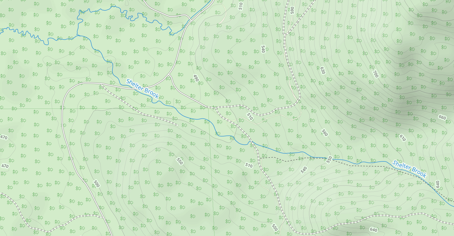 Mahoosuc Notch Loop via North Pond Road to Appalachian Trail