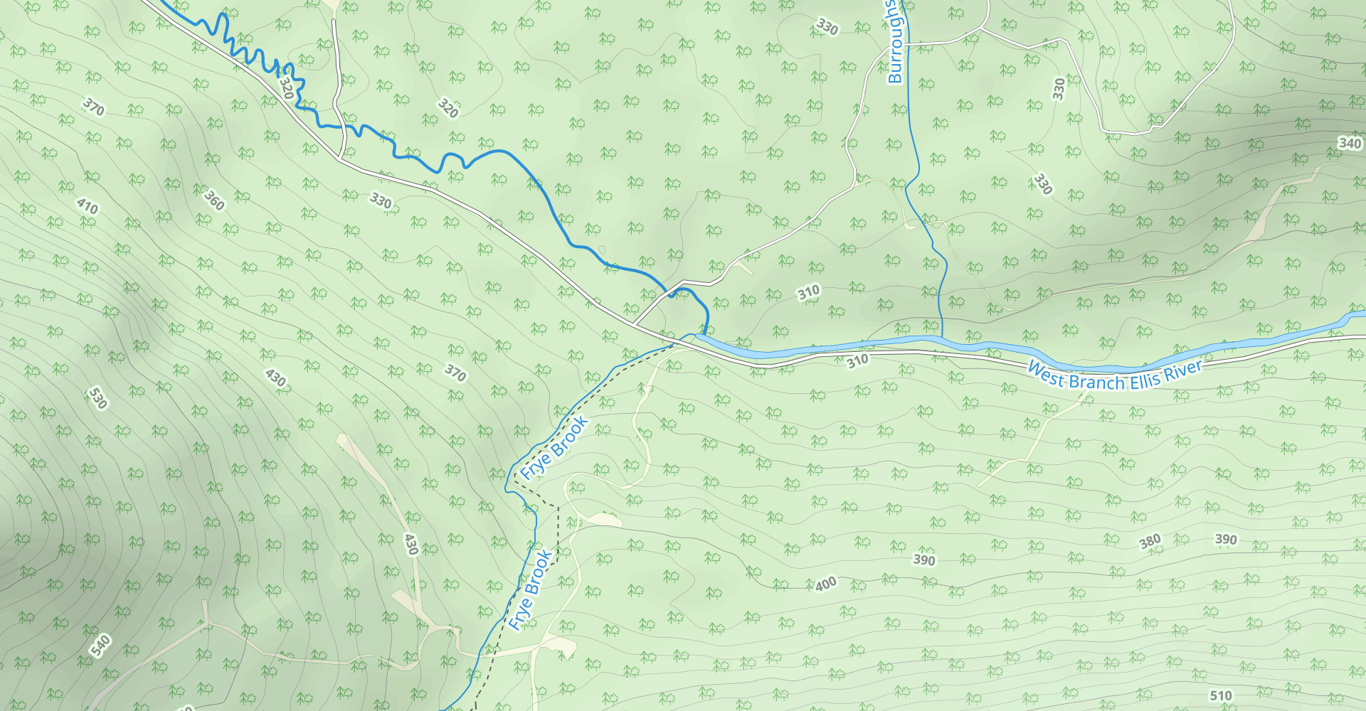 Baldpate from the East (Andover) Side
