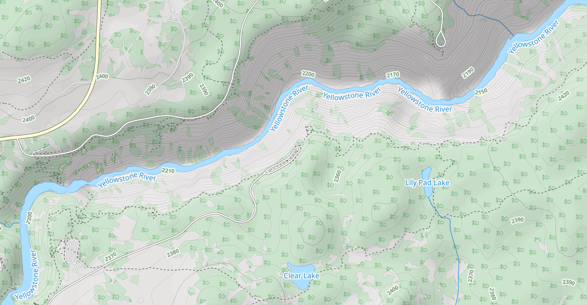Artist's Point, Lily Pad Lake, and Clear Lake Loop