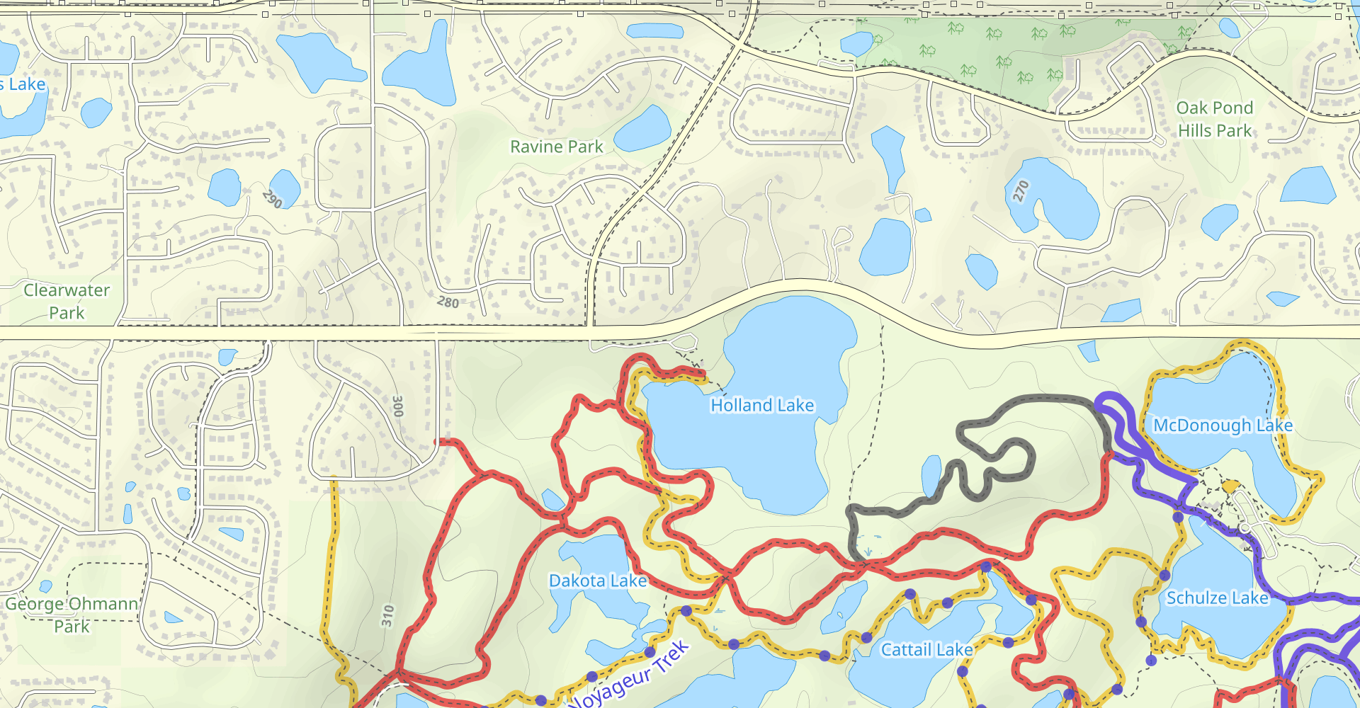 Holland and O'Brien Lakes Trail