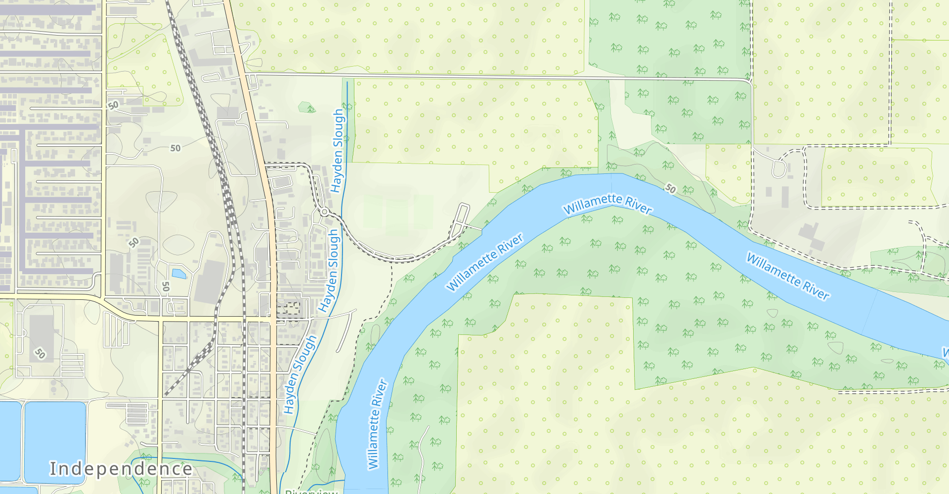 Willamette River: Independence to Salem
