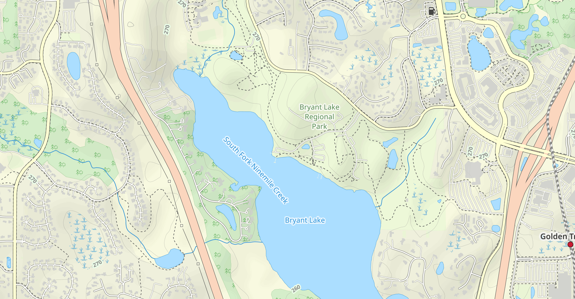 Bryant Lake to Lone Lake Trail