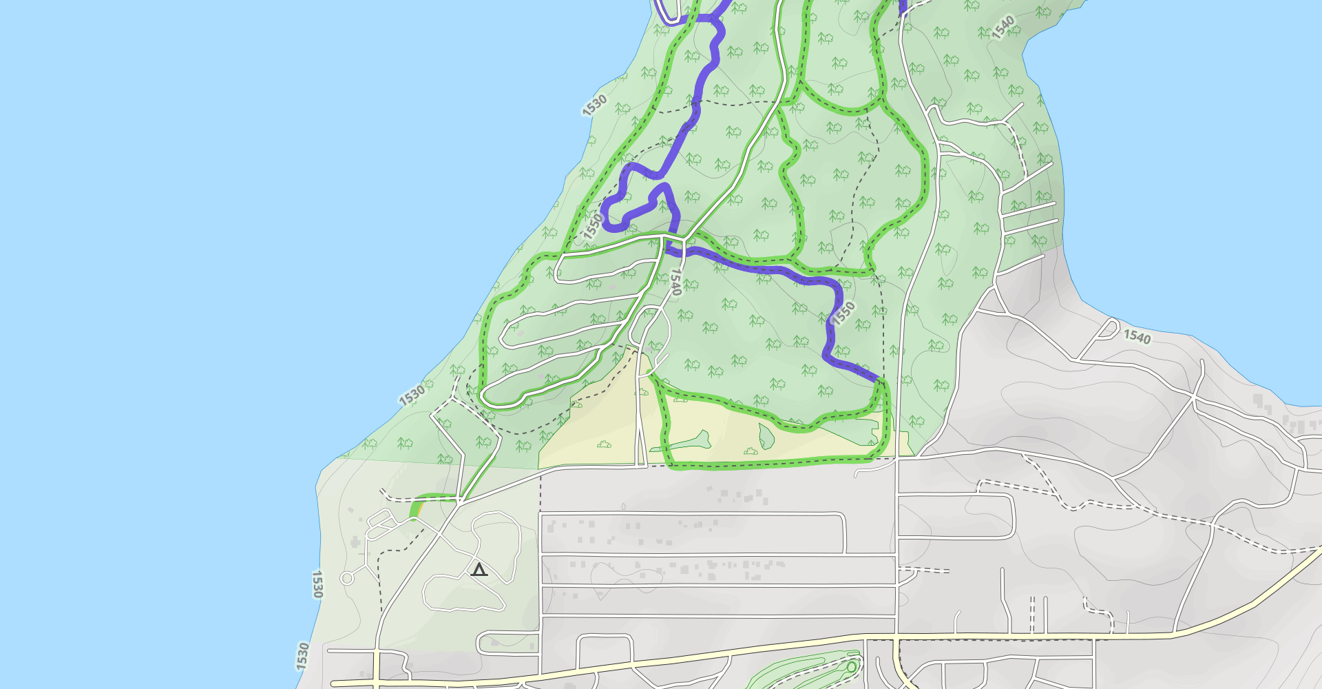 Miles Standish, Huckleberry, and Peninsula Trail Loop
