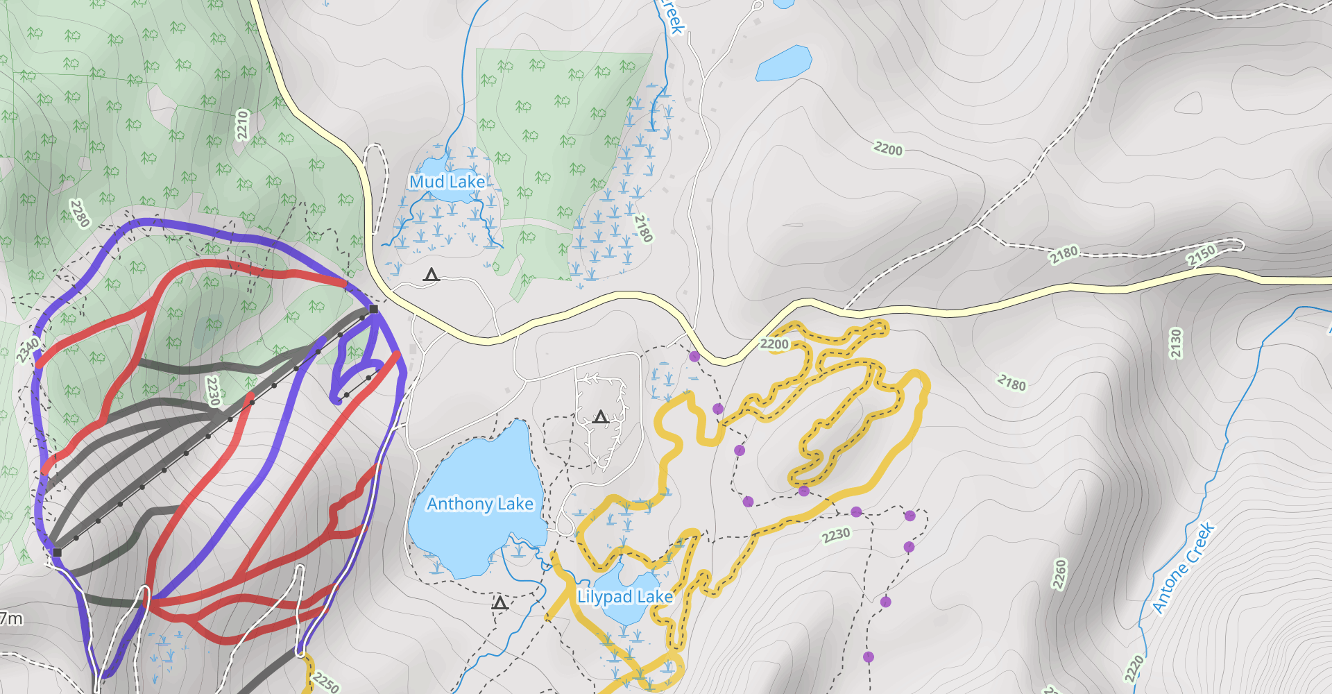 Lost Lake and Summit Lake via Elkhorn Crest Trail