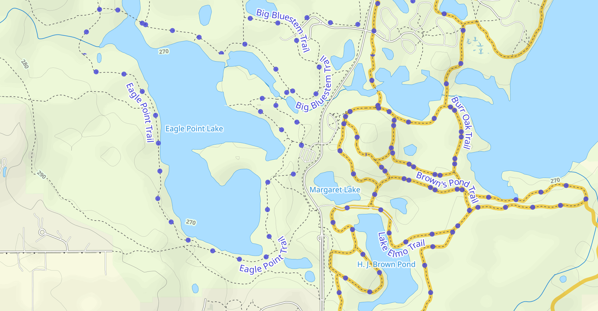 Eagle Point Lake Inner Trail