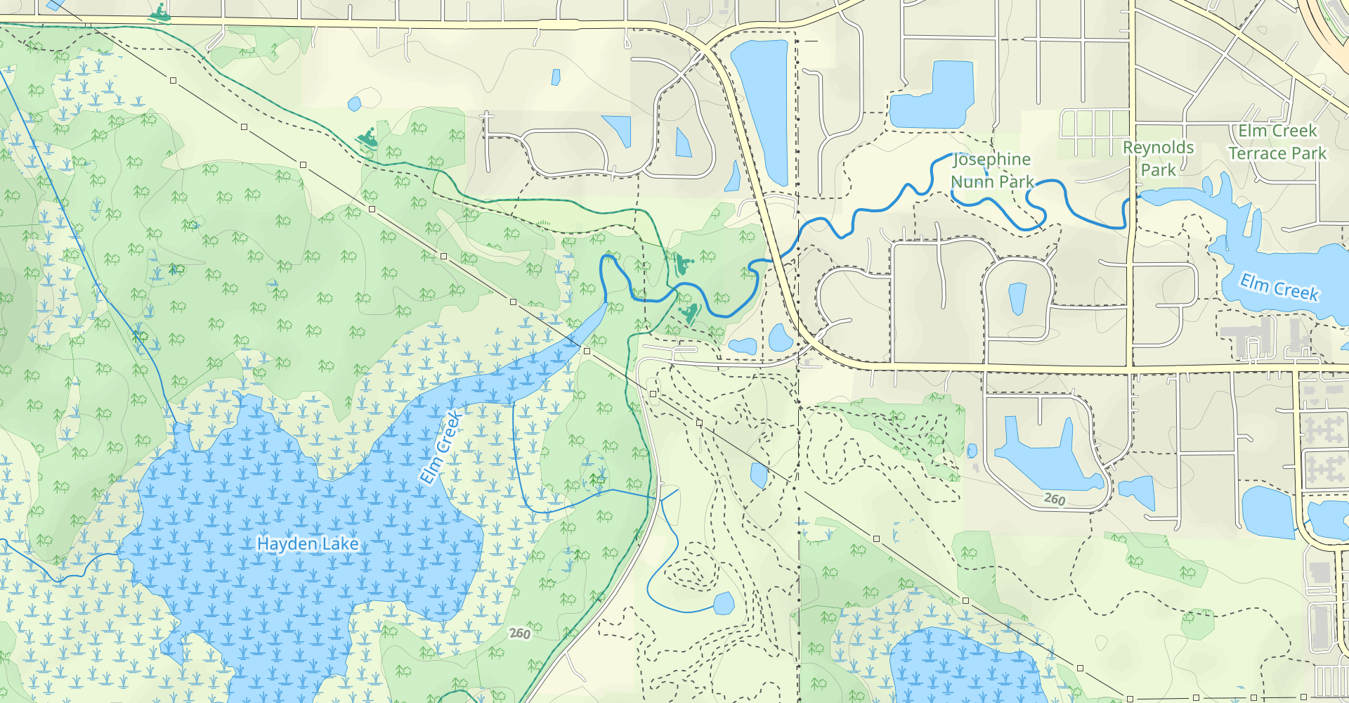 Elm Creek Park Loop Trail