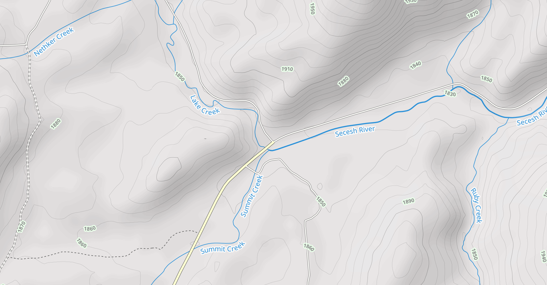 Salmon River Mines Trail