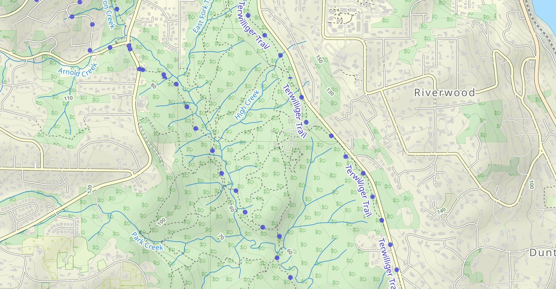 North Horse, Lewis and Clark and Big Fir Trail