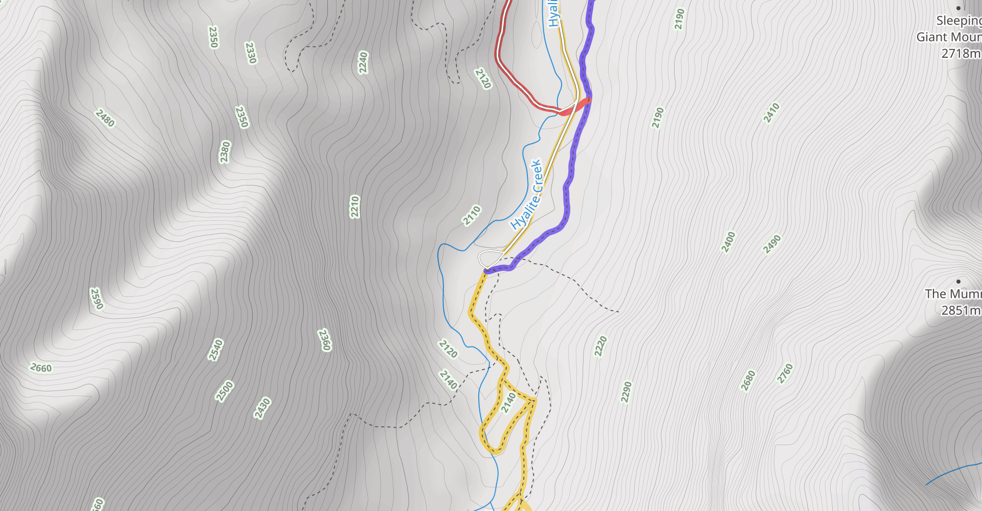 Hyalite Creek Trail to Hyalite Lake