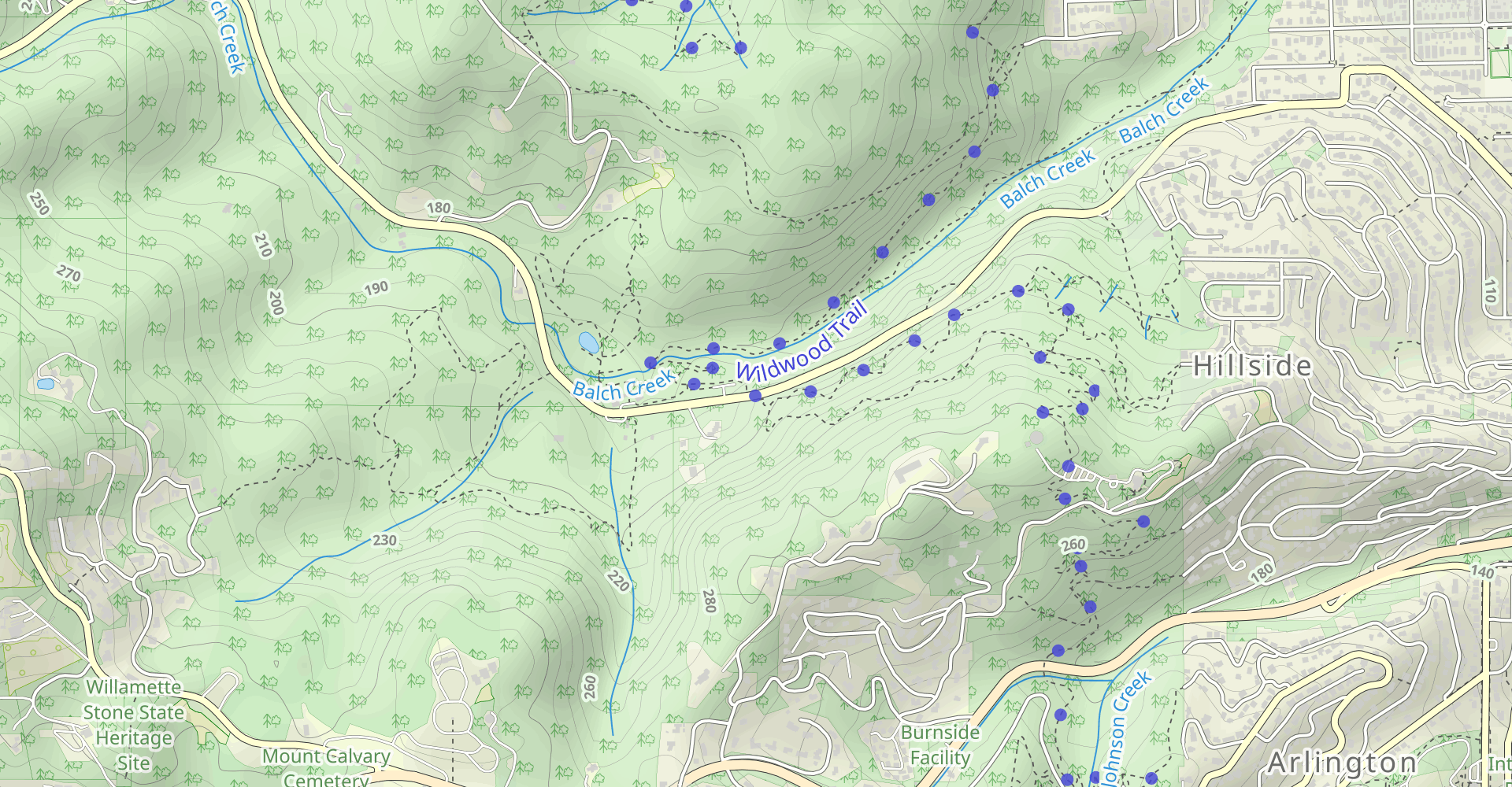 Pittock Mansion via Upper Macleay and Wildwood Trail