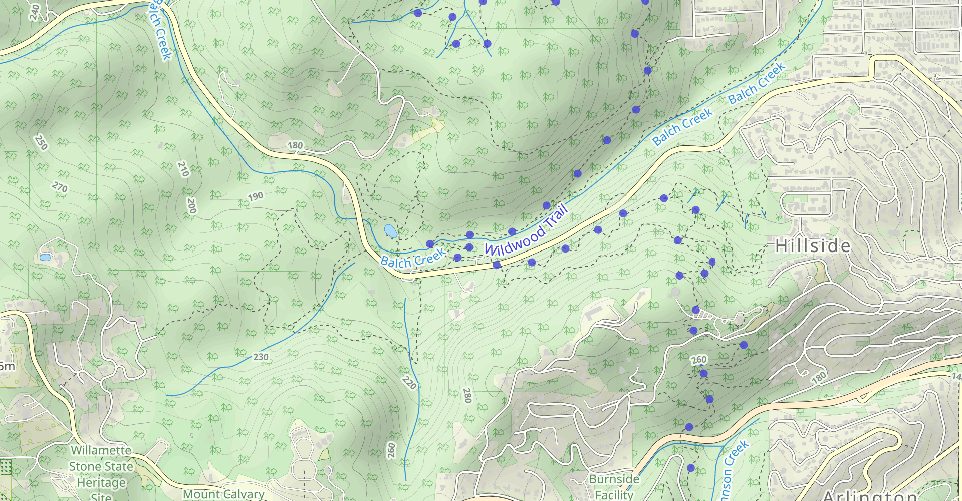 Wildwood Trail and Lower Macleay Trail Loop