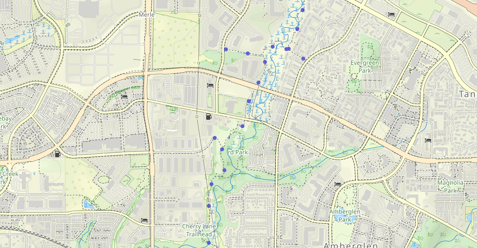 Orchard Park to Orenco Woods