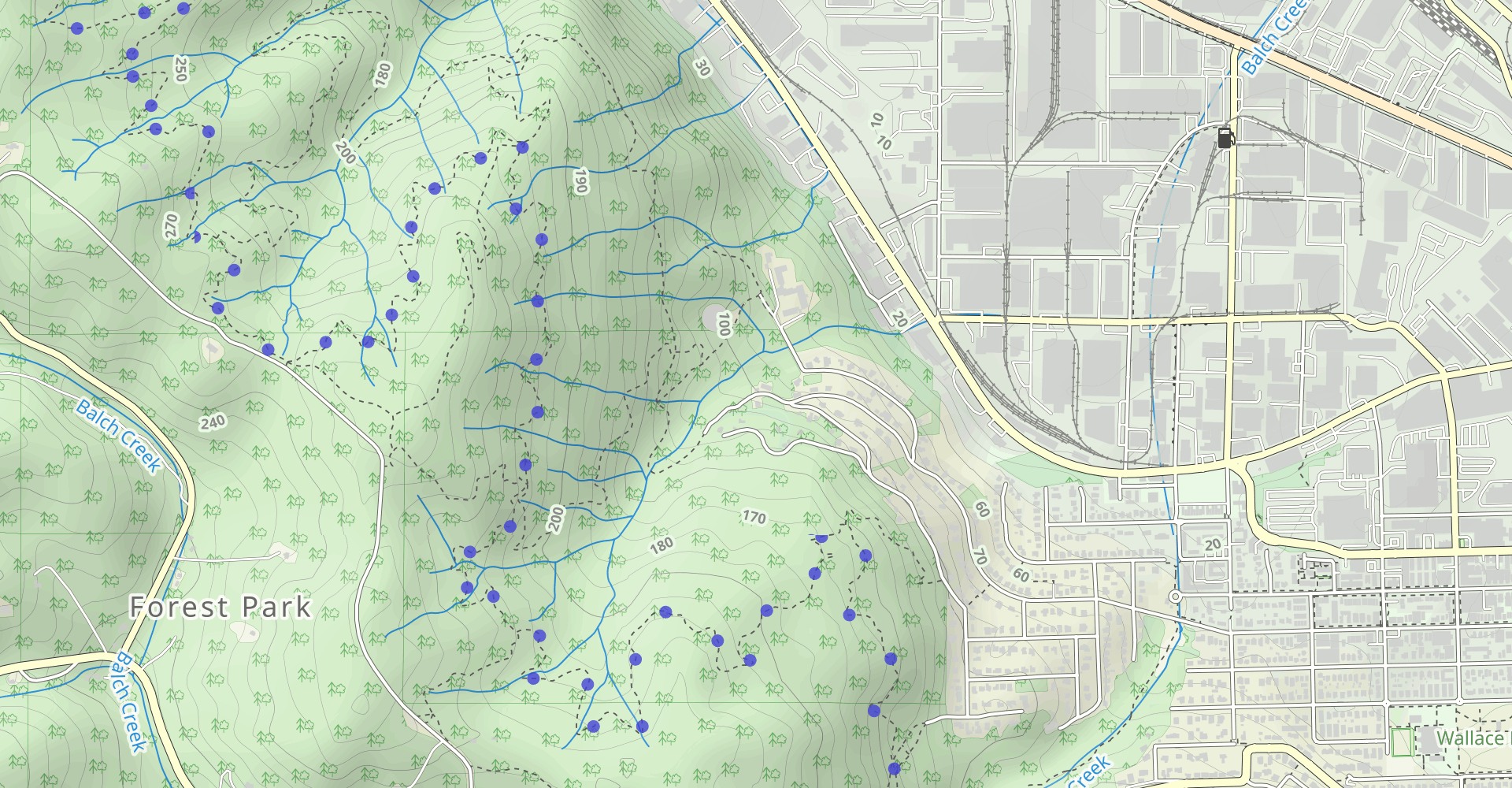 Southern Forest Park Loop Trail