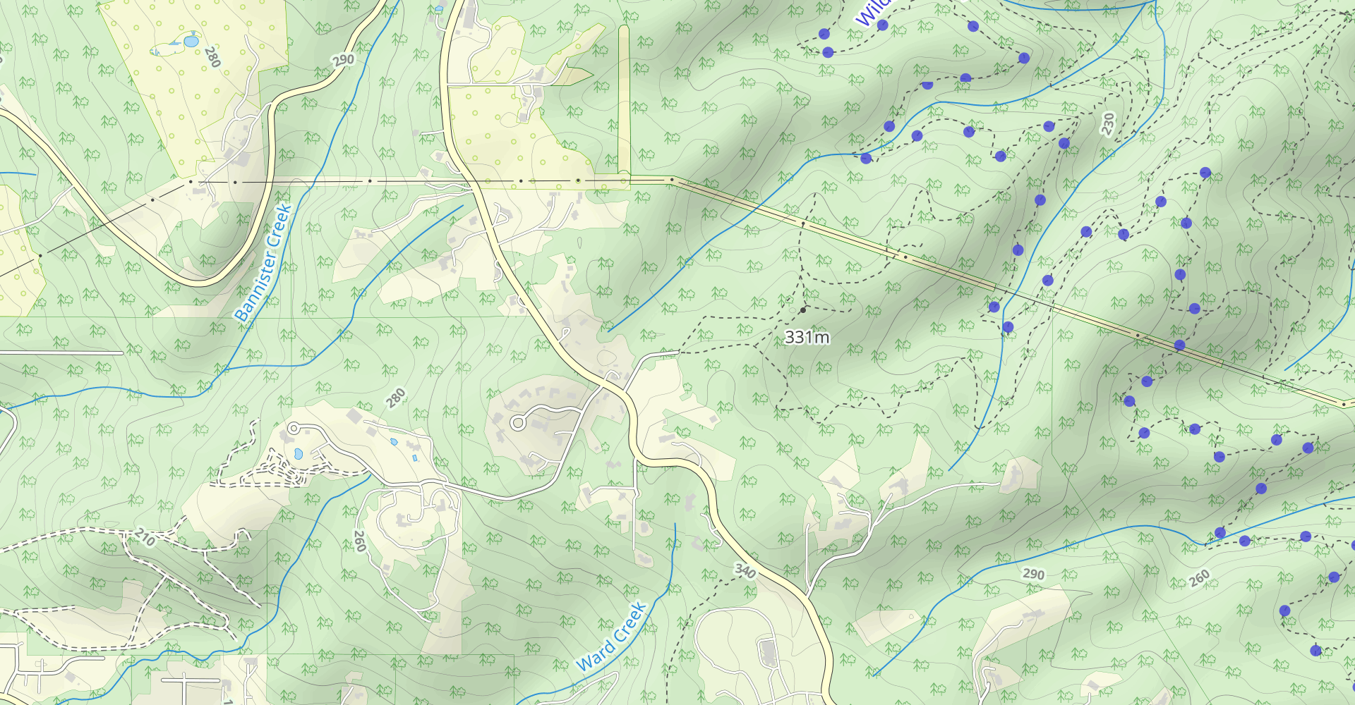 Saltzman Road, Wildwood, and Firelane 5 Trail Loop