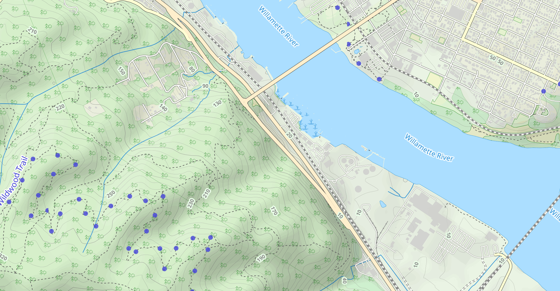 Ridge Trail and Hardesty Trail Loop