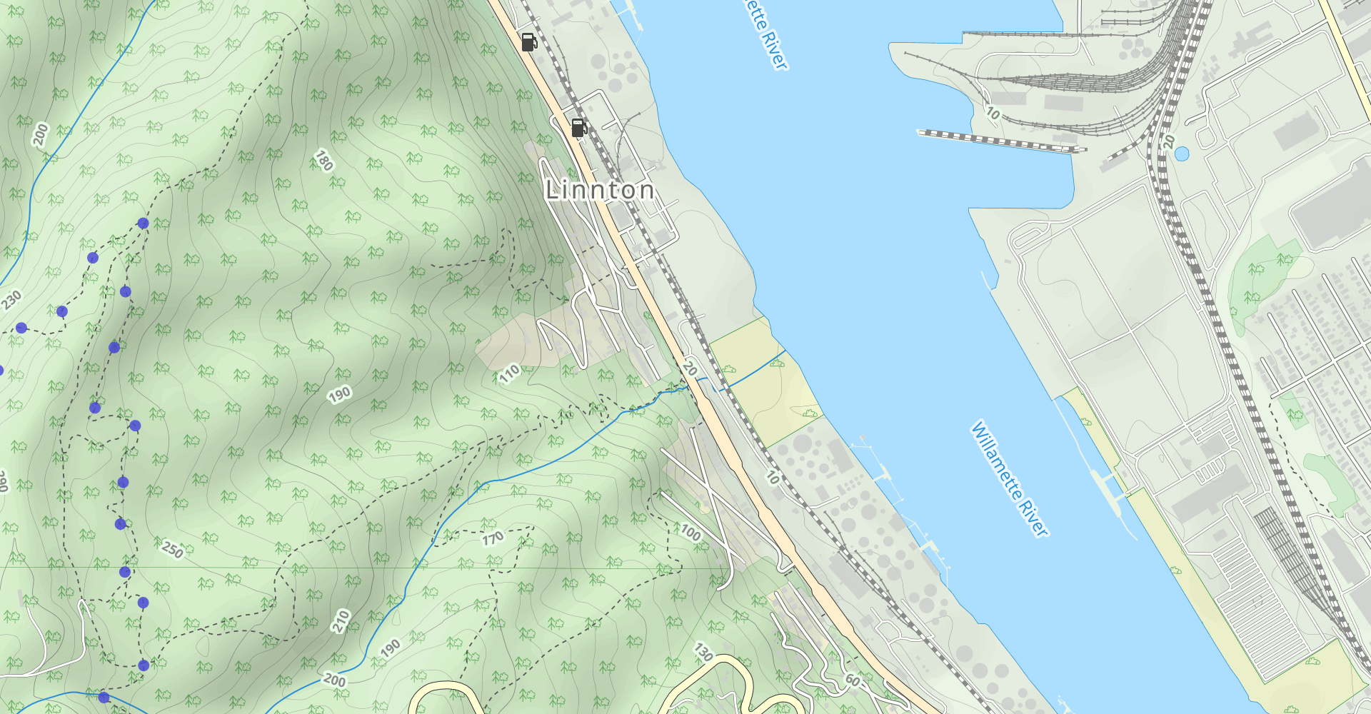 Linnton Trailhead to Wildwood Trail to Northwest BPA Loop & Leaf Erickson