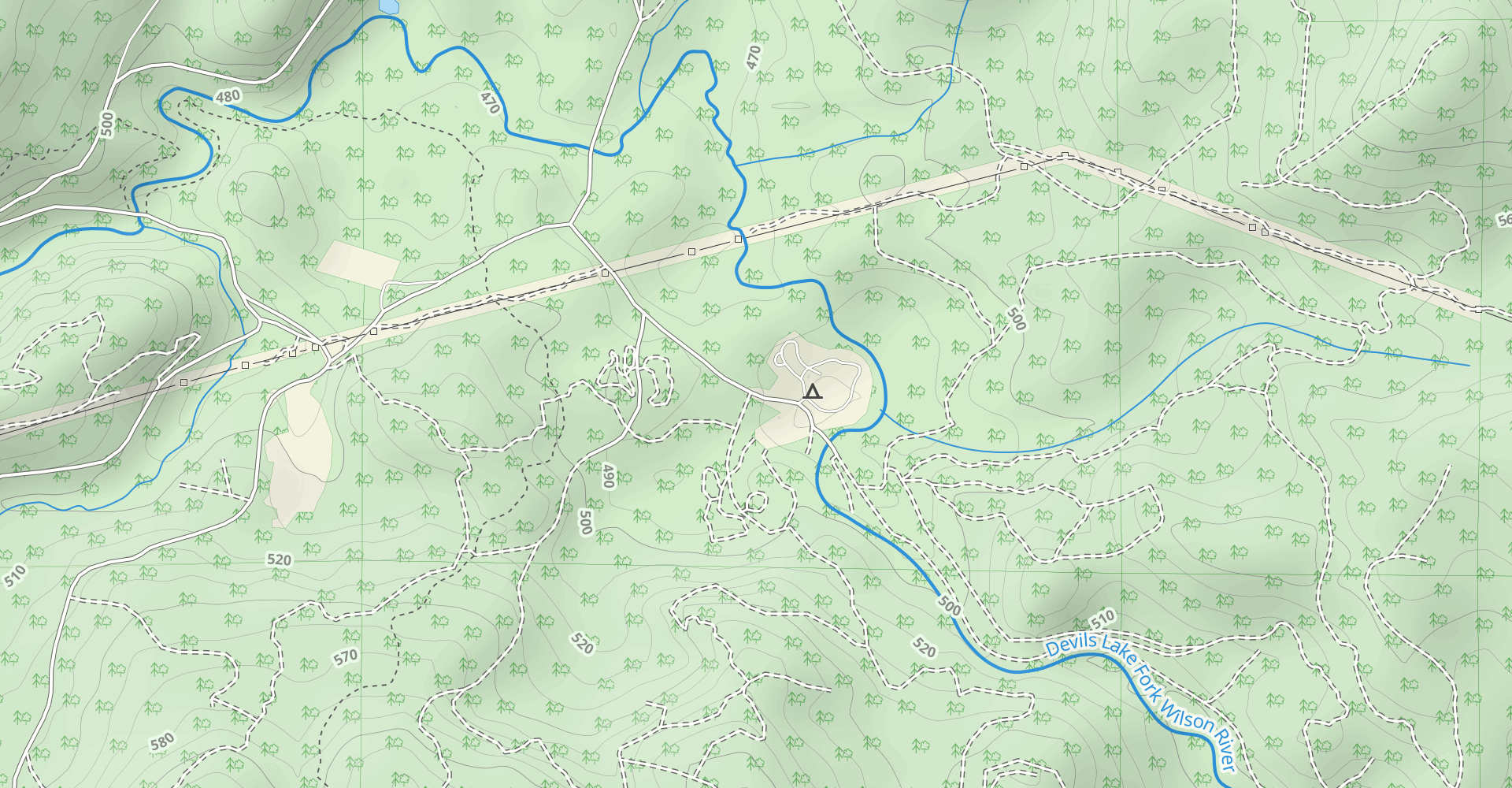 Cedar Trail and University OHV Trail