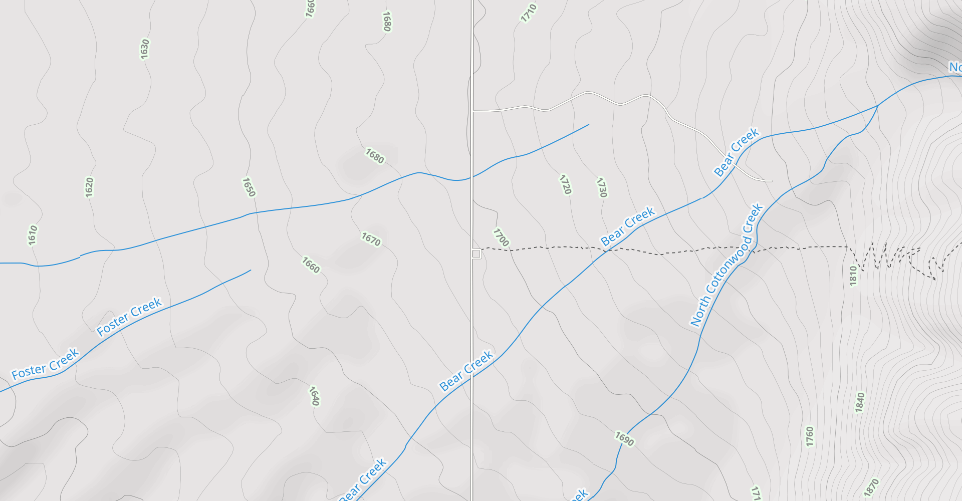 North Cottonwood Creek and Access Trail