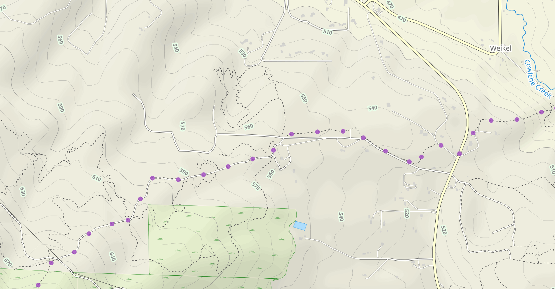 Walk - N - Roll and Horse Trail Loop