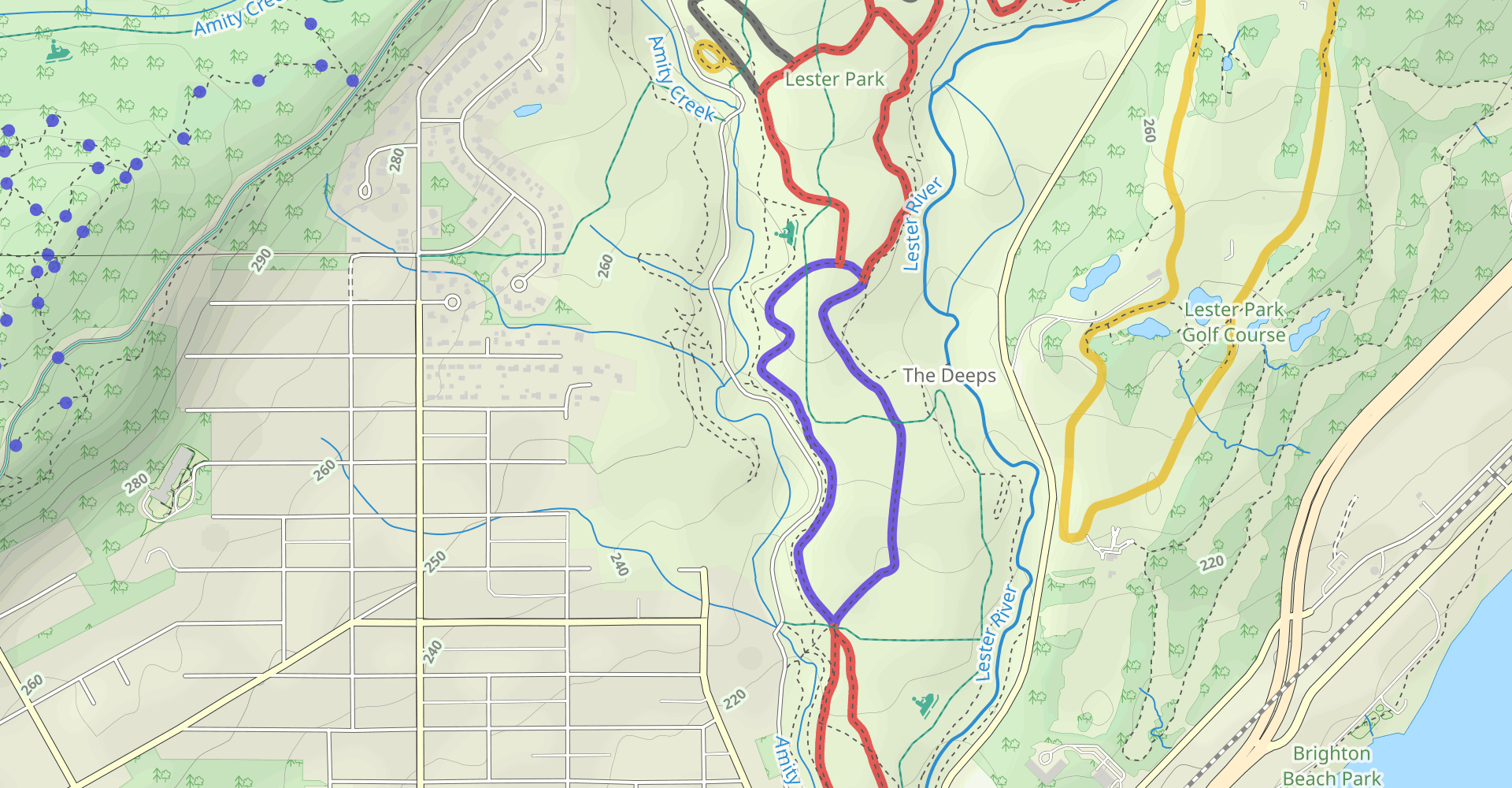 East and West Amity Loop