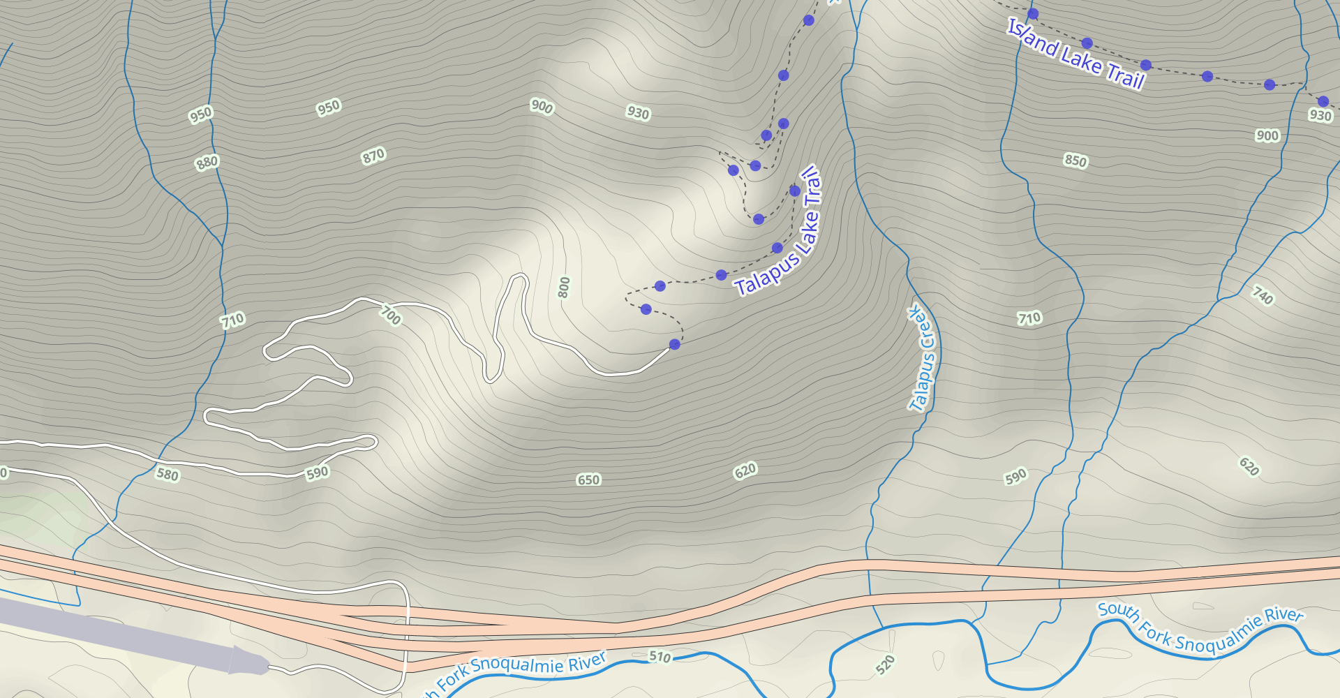Talapus, Olallie and Pratt Lake
