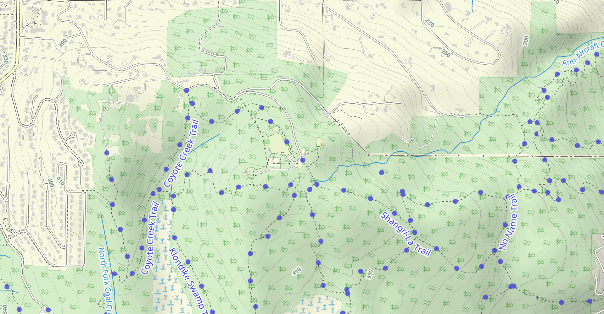 Surprise Creek Trail to Shangri La Trail Loop