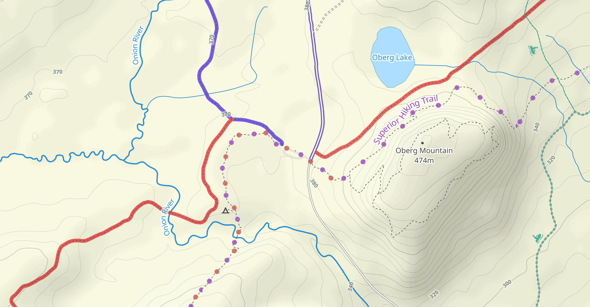 Oberg Mountain Loop Via Superior Hiking Trail