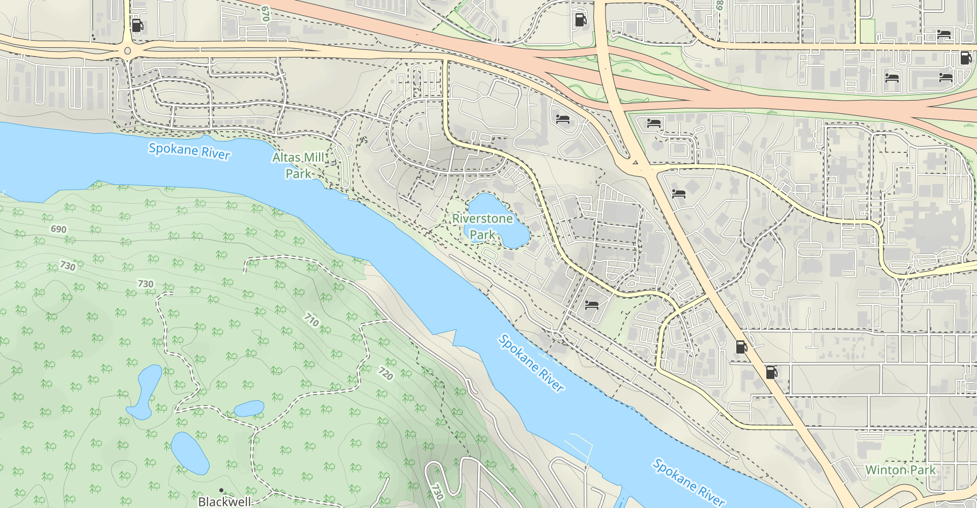 North Idaho Centennial Trail and Riverstone Park Loop