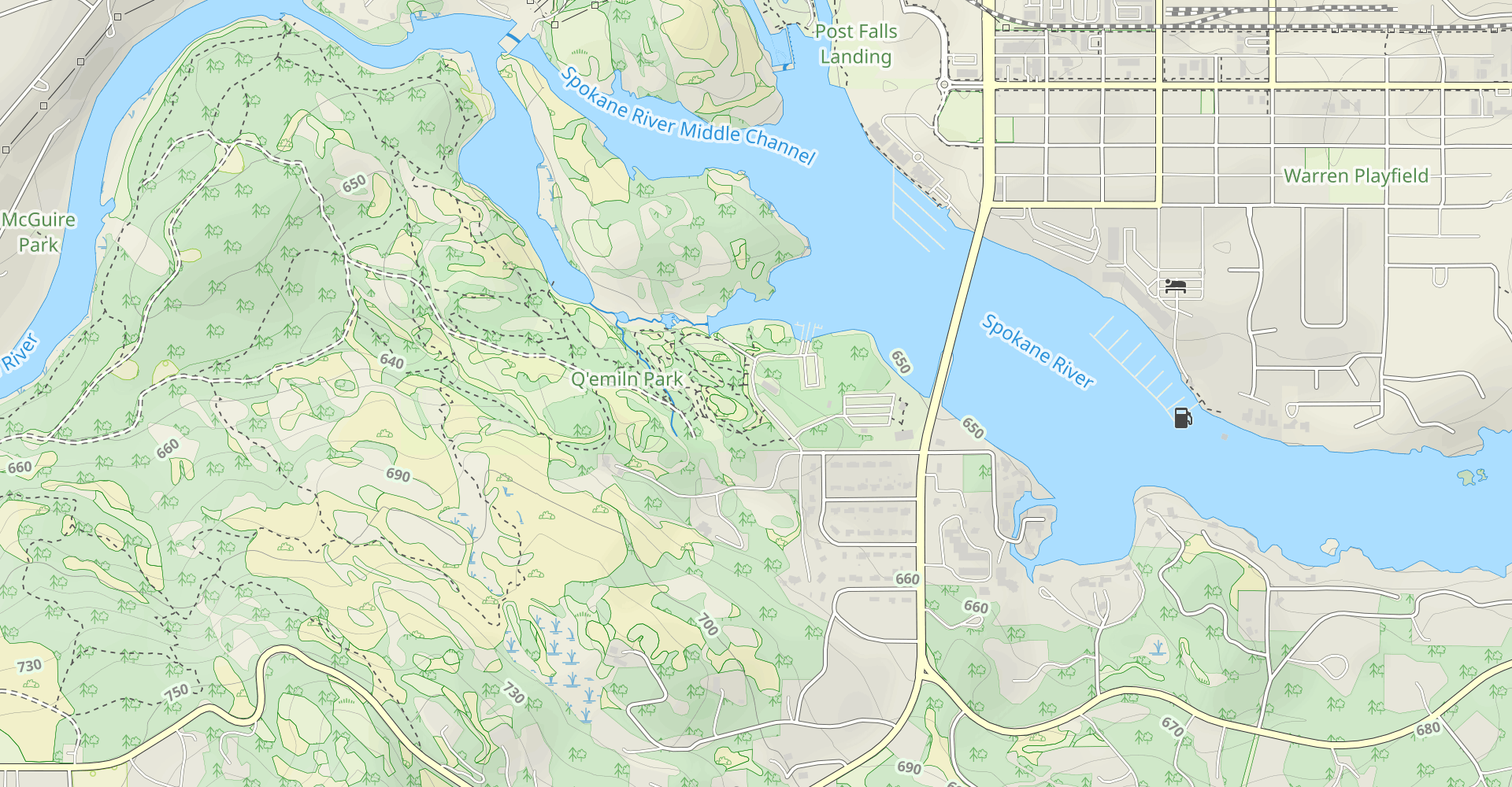 Spokane Riverside Trail