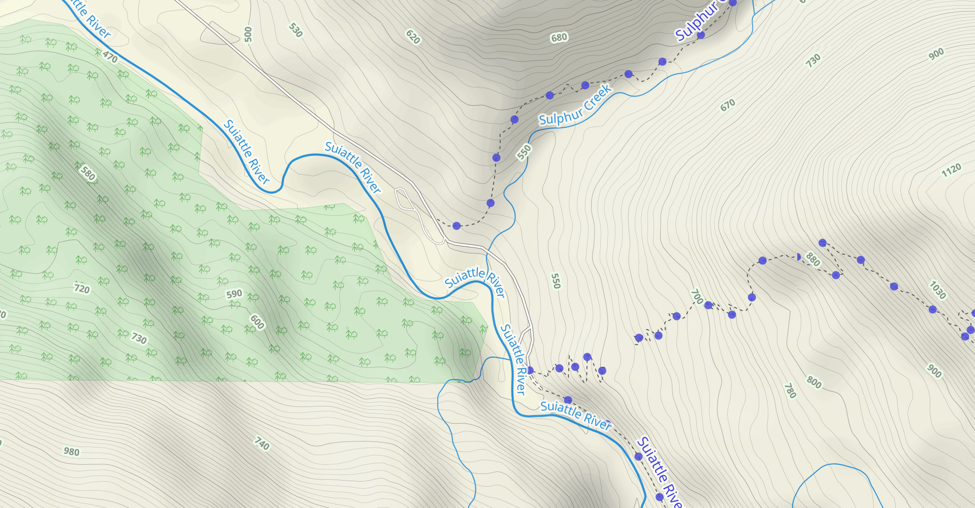 Hike to Sulphur Creek Hot Springs