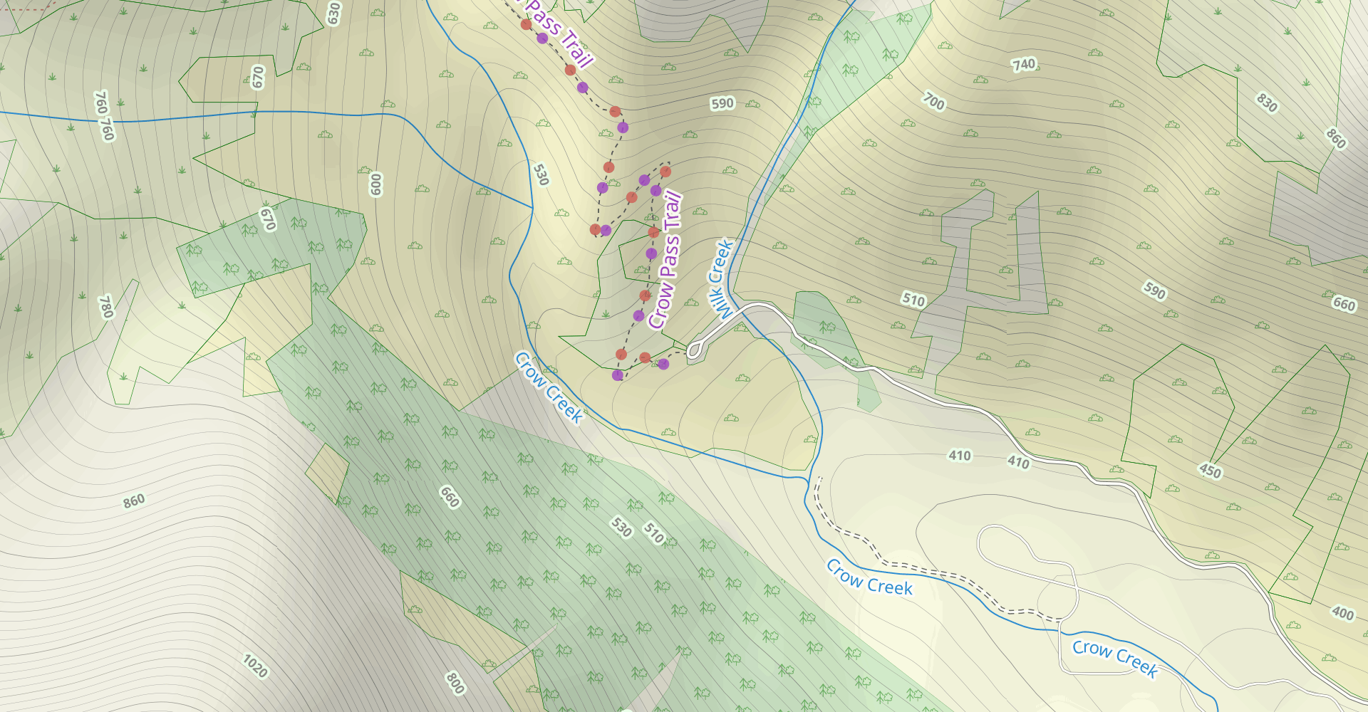 Crow Pass, Crystal Lake and Barnes Mountain Trail
