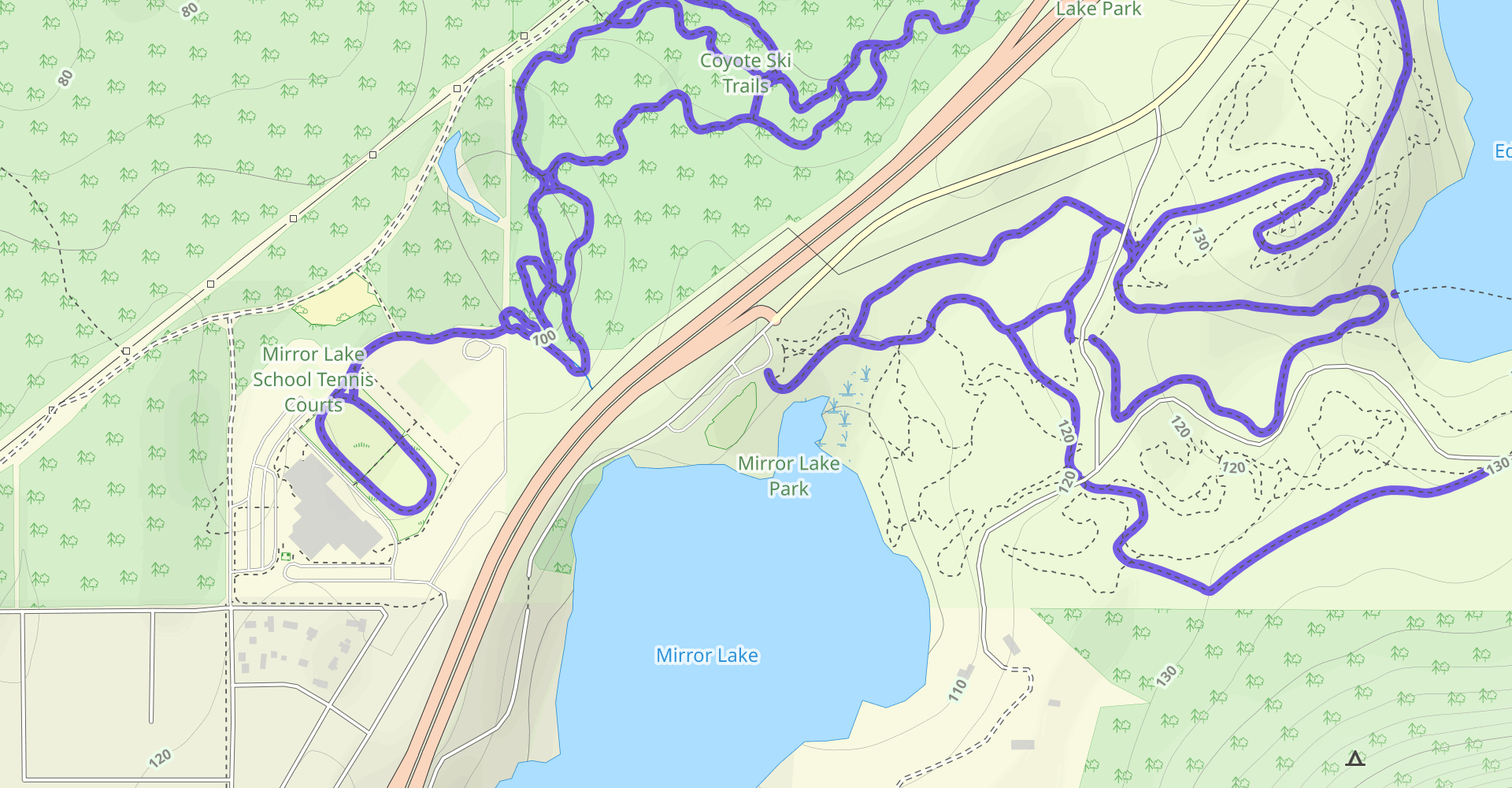 Mirror Lake and Edmond Lake