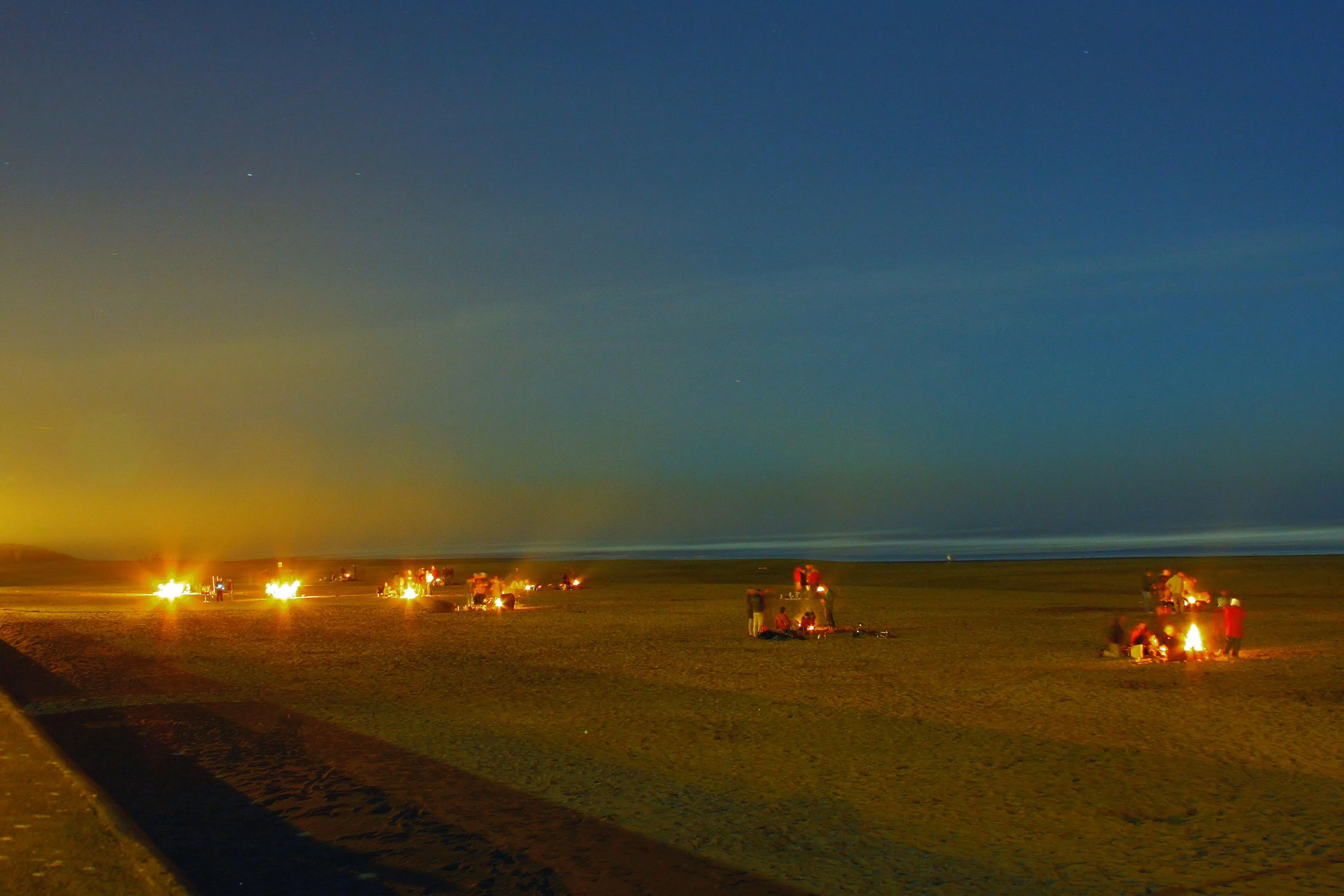 Beach Bonfire at Ocean Beach