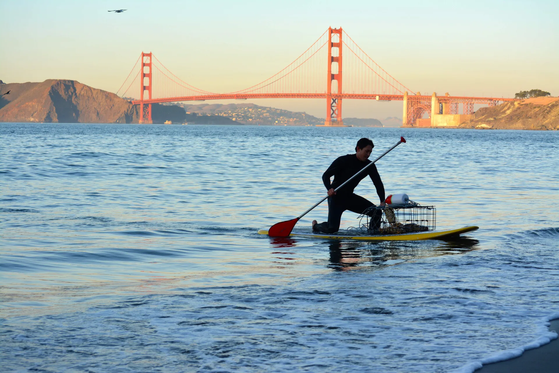 Crab Fishing at China Beach