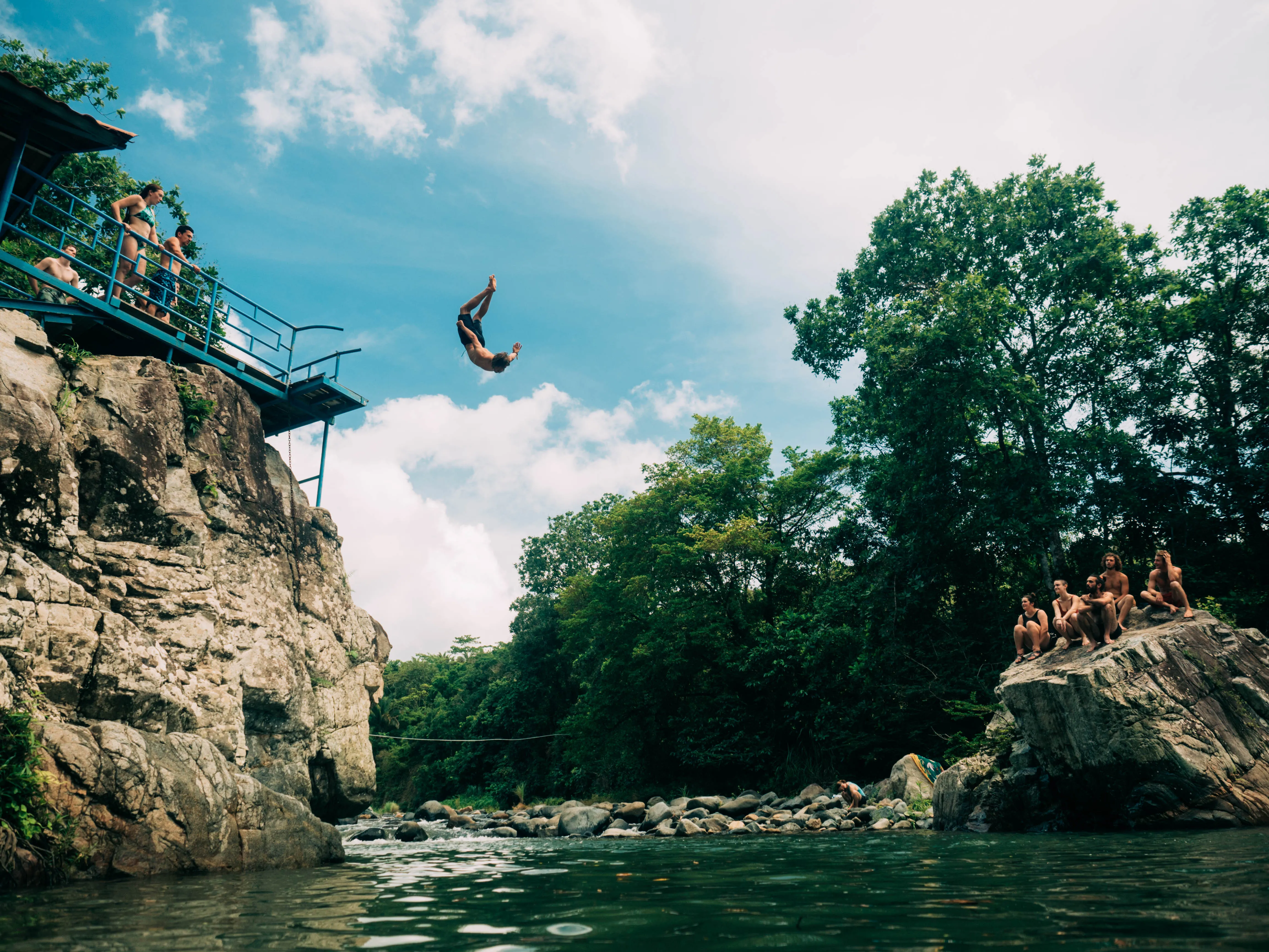 Swim at the Paradise Pool in the Río Pacora