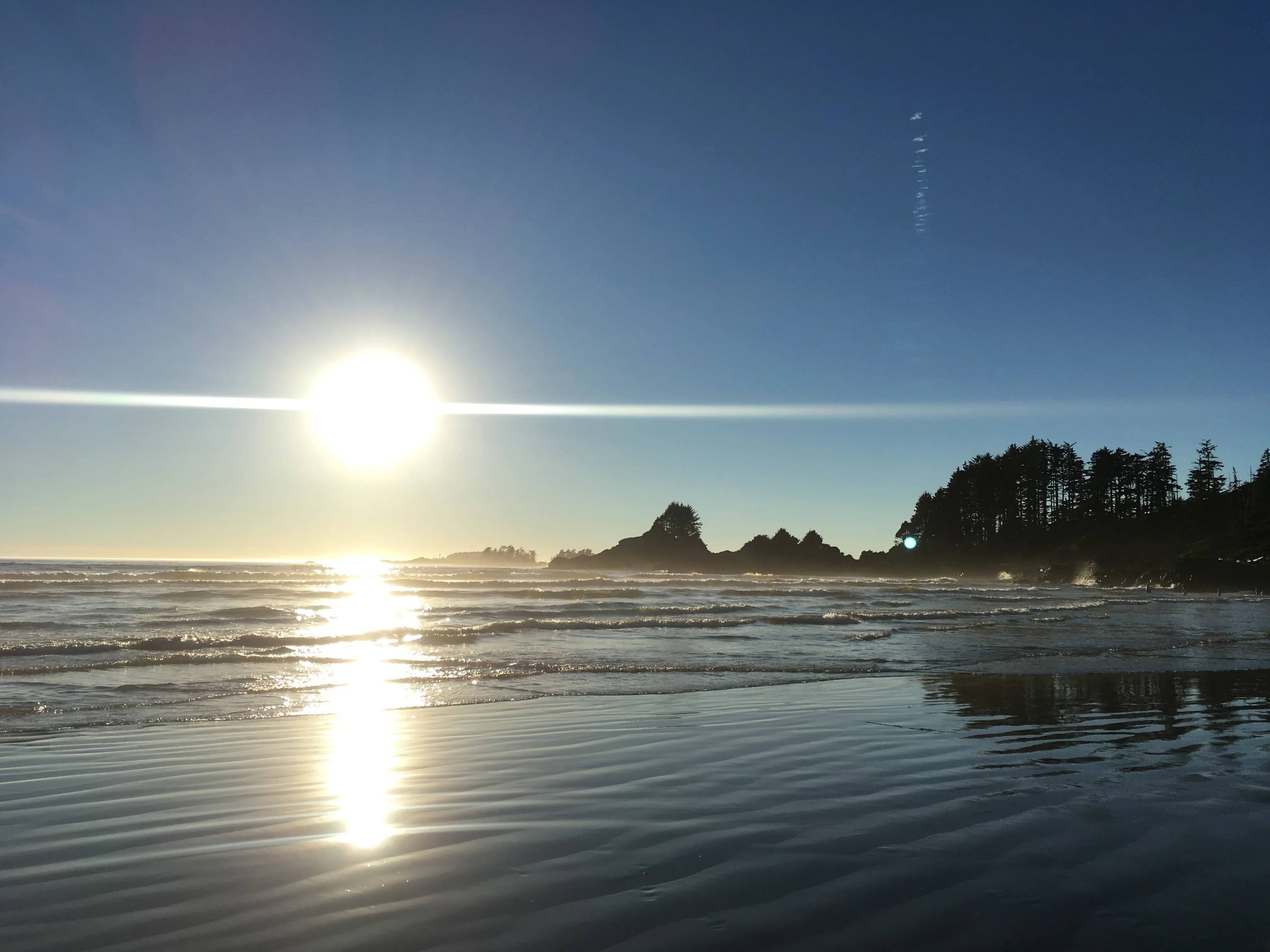 Watch the Sunset Overlooking Cox Bay