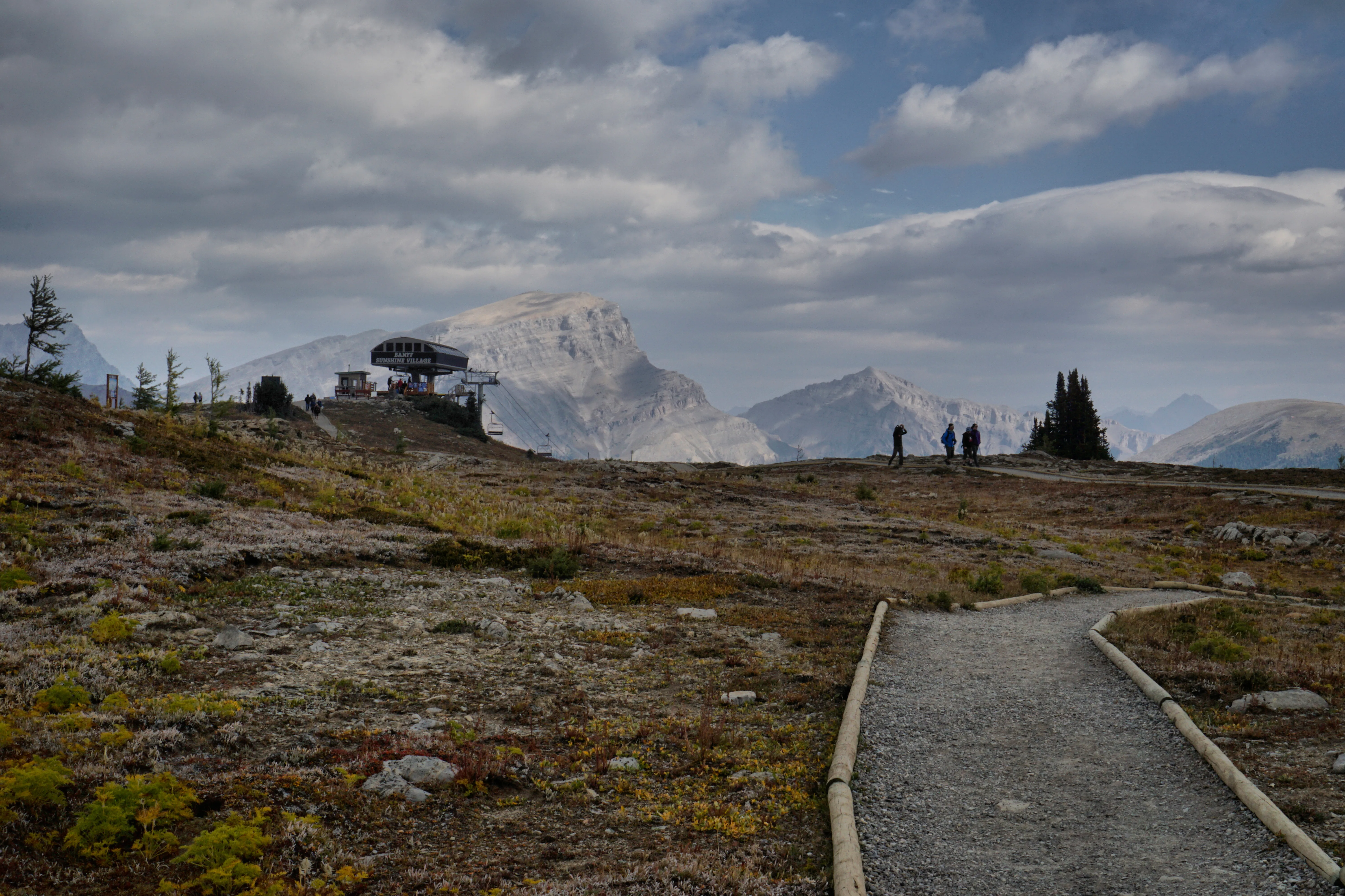 Sunshine Village Gondola and Standish Quad Chairlift Hike